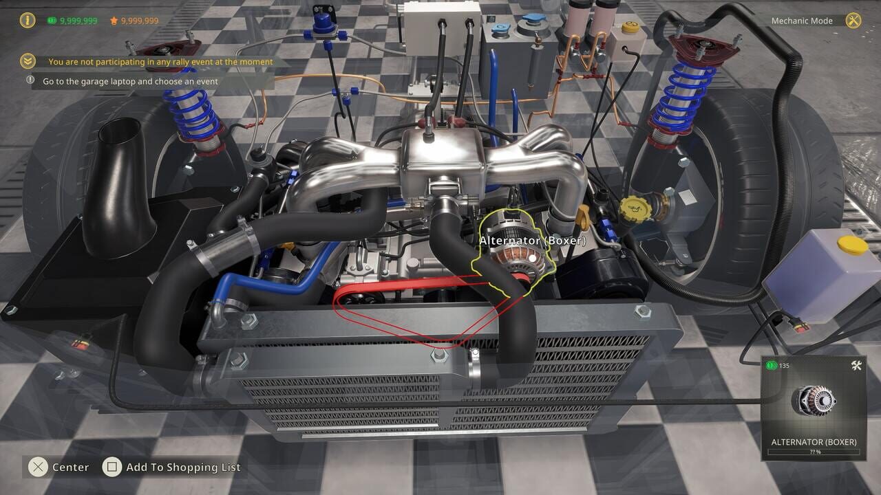 Rally Car Mechanic Simulator