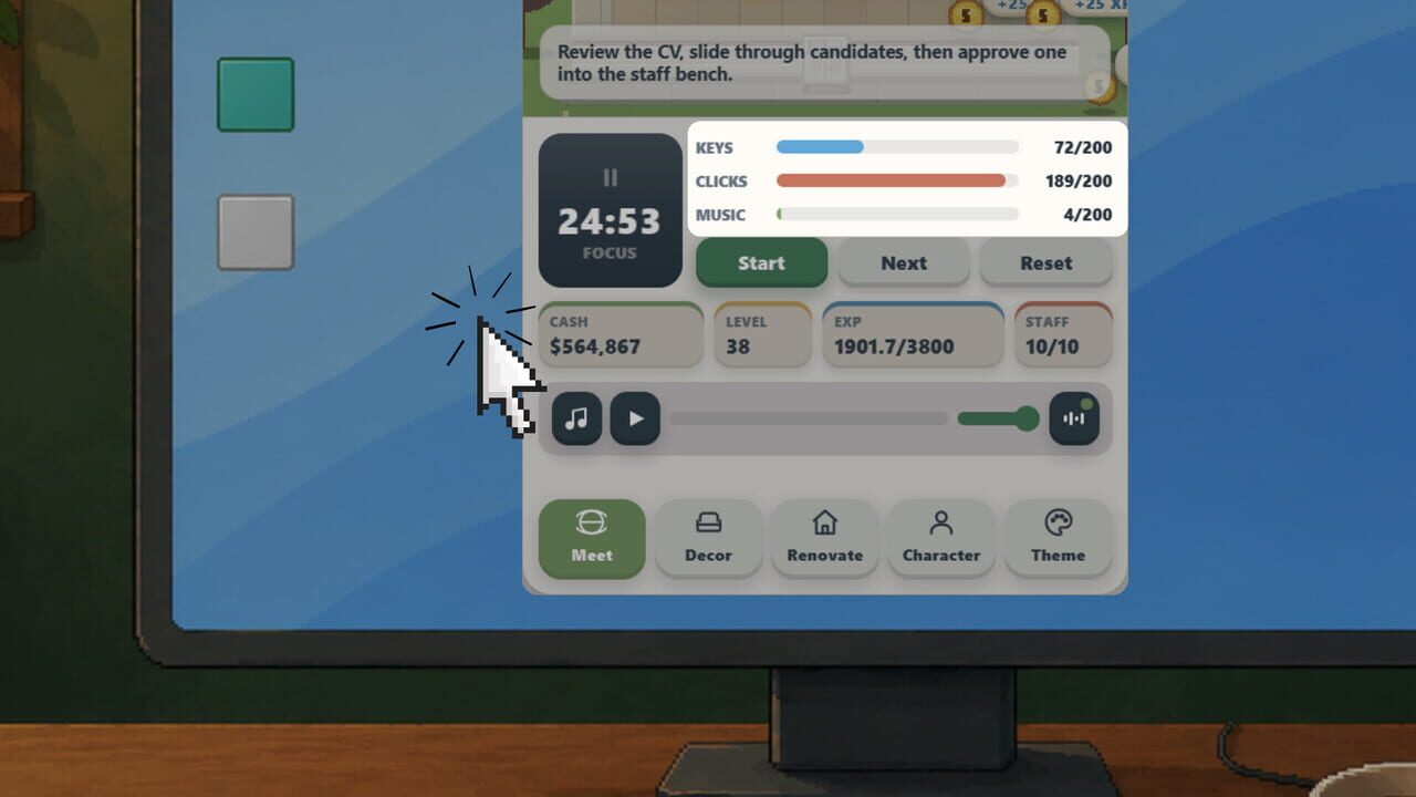 MyBiz: Pomodoro Desk Tycoon