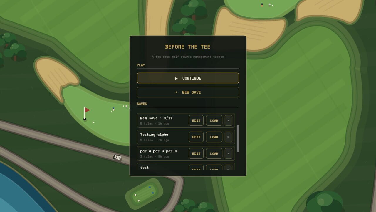 Before the Tee