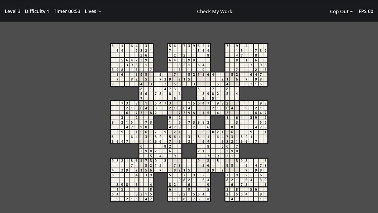 Sudoku: Unlimited Expansion