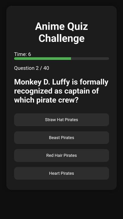 Anime Quiz Challenge