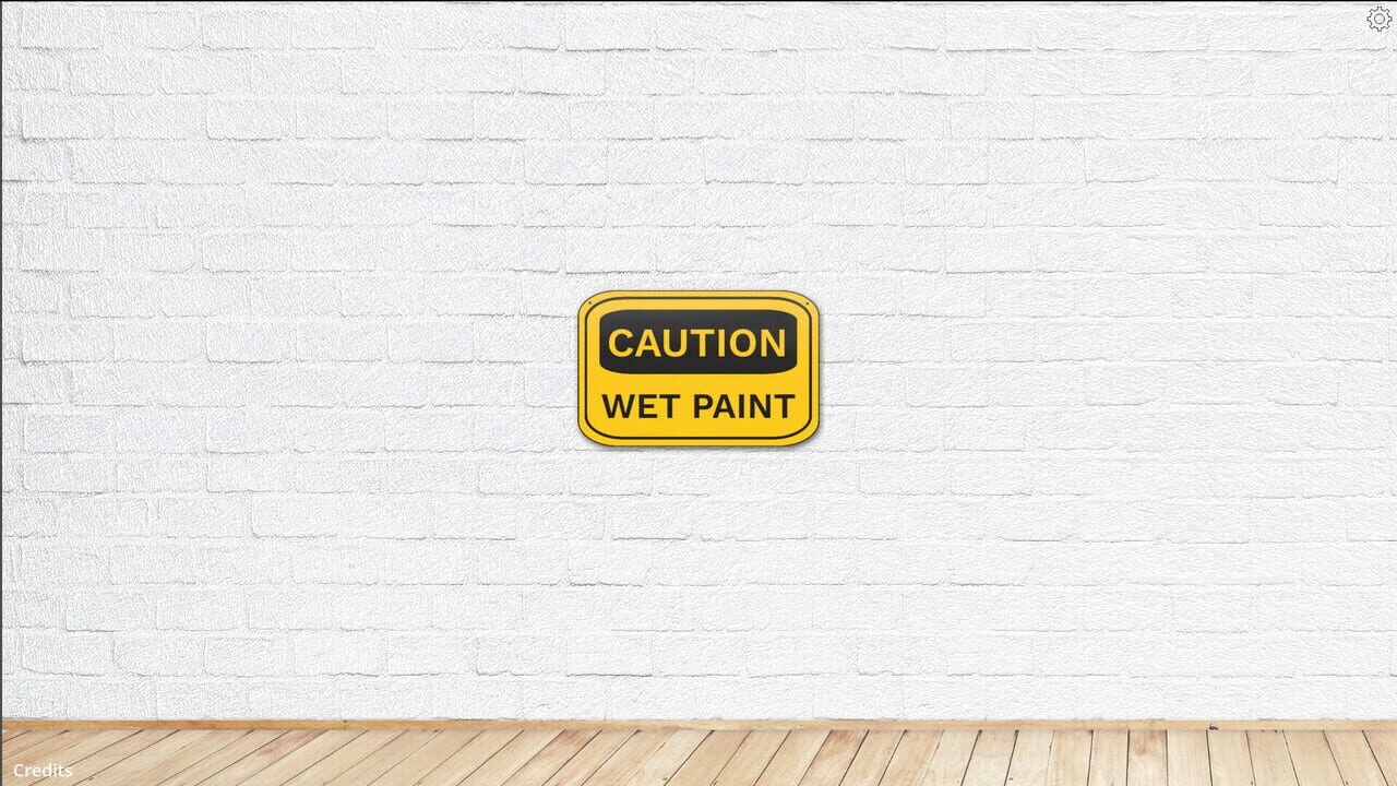 Caution Wet Paint
