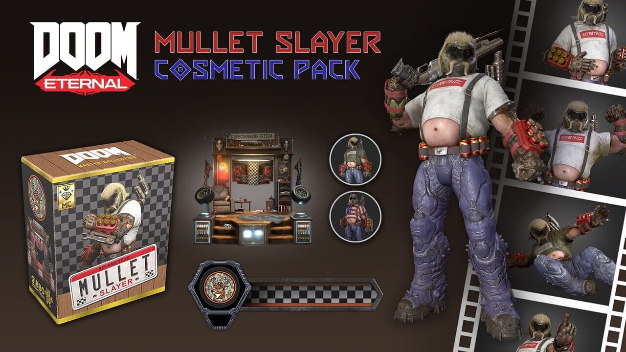 Doom Eternal: Mullet Slayer Master Collection Cosmetic Pack