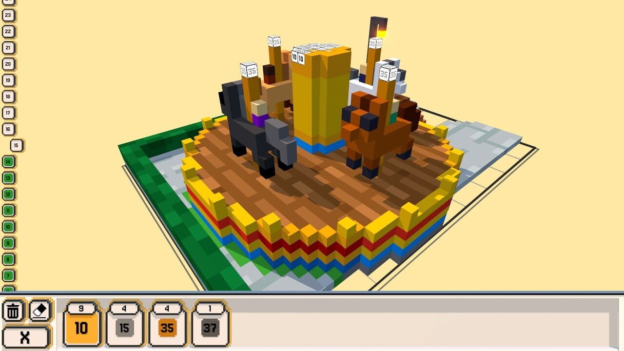 Coloring Voxels: Theme Park Pack