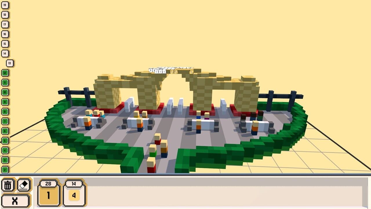 Coloring Voxels: Theme Park Pack