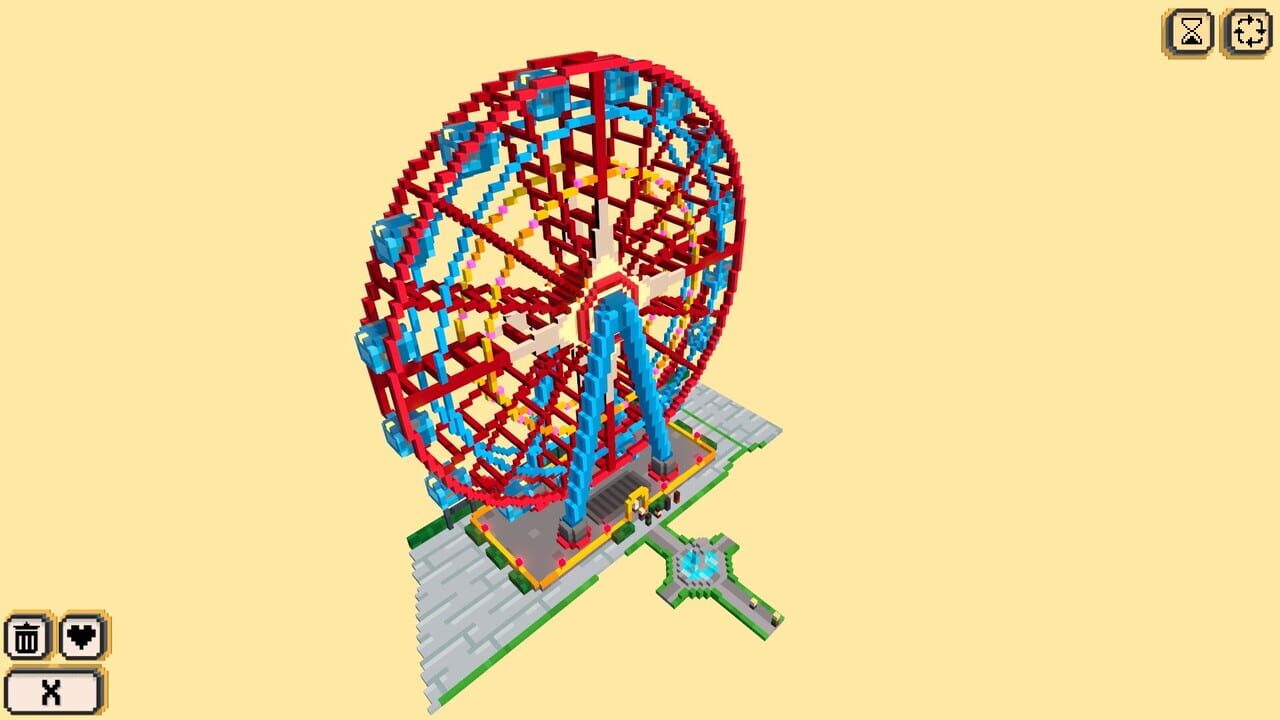 Coloring Voxels: Theme Park Pack