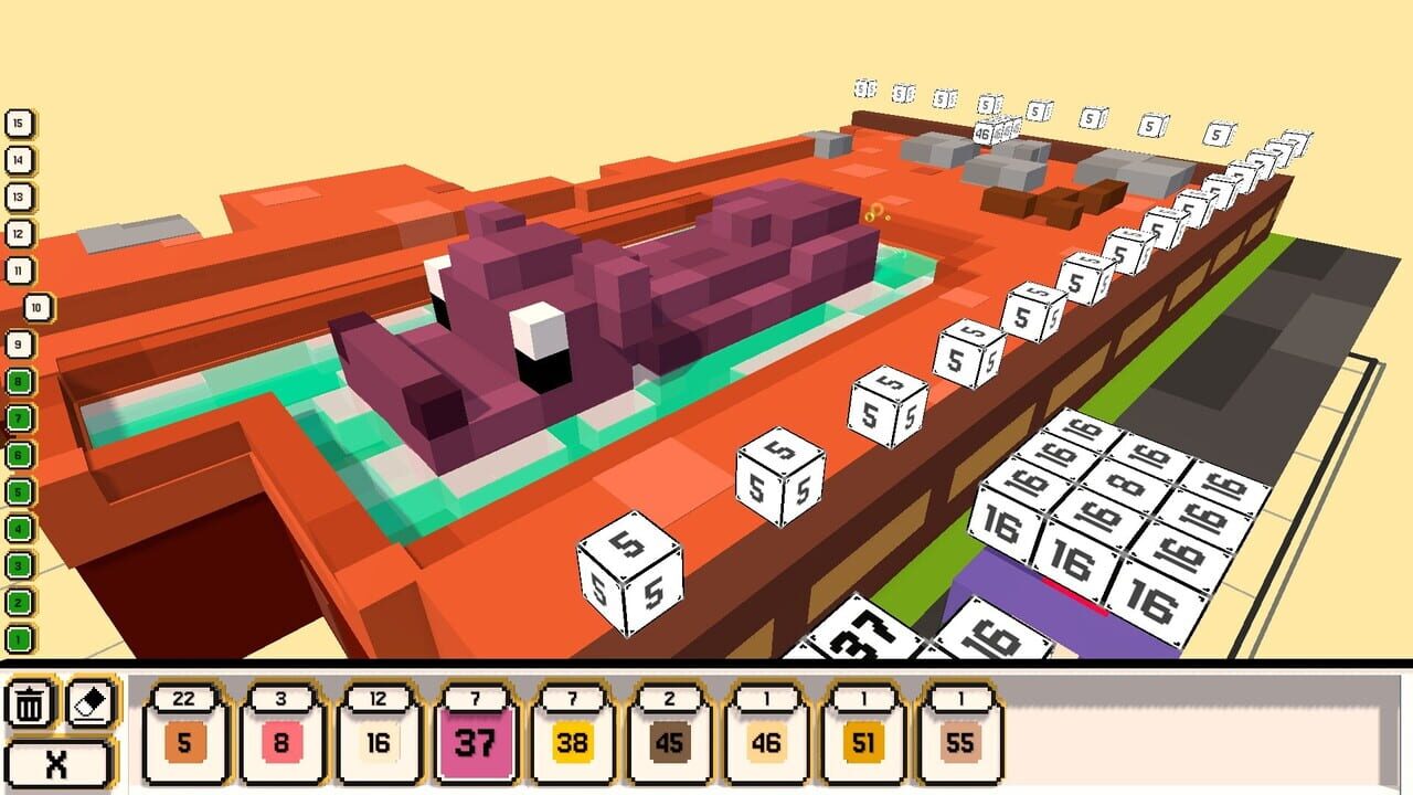Coloring Voxels: Zoo Pack
