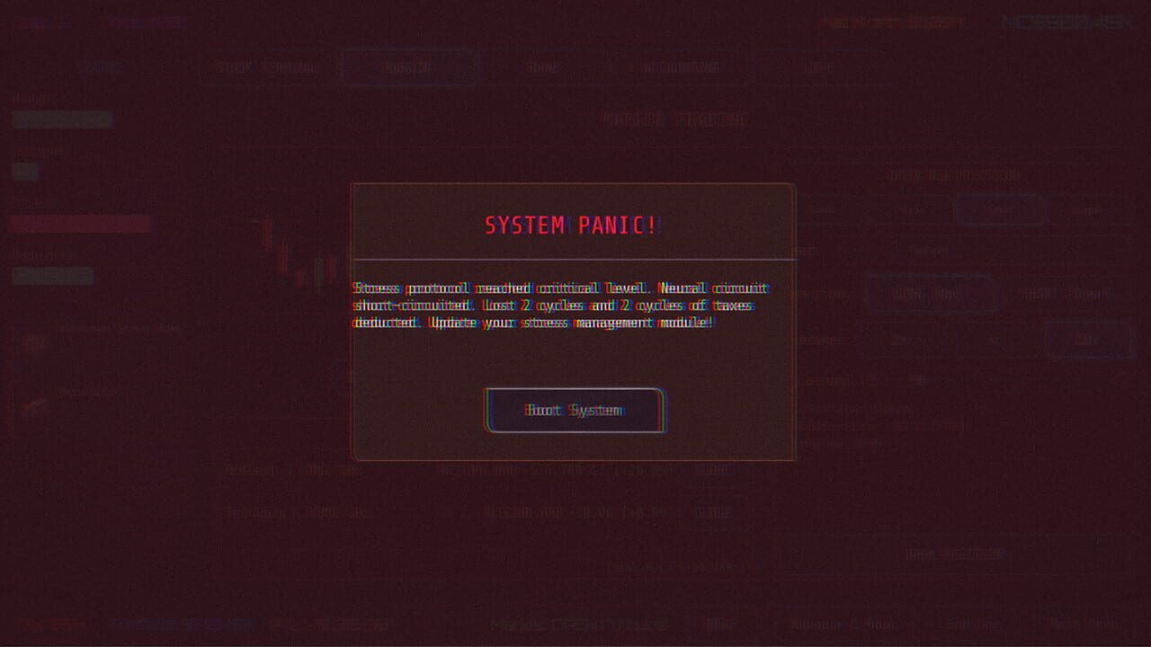 Neo Capitalist: Stock Market Survival Simulator
