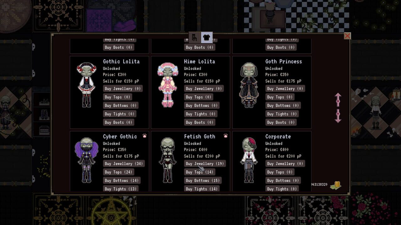 Crow’s Curated Closet: Shop Simulator