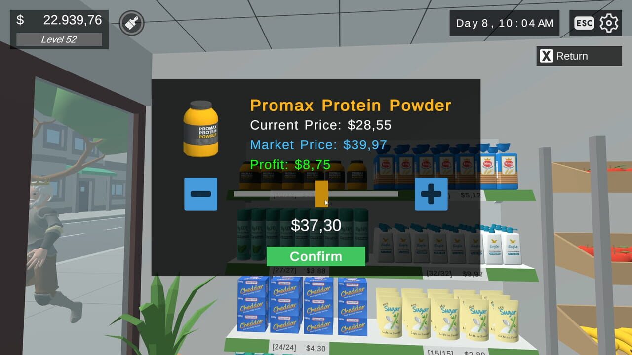 Supermarket Life Simulator