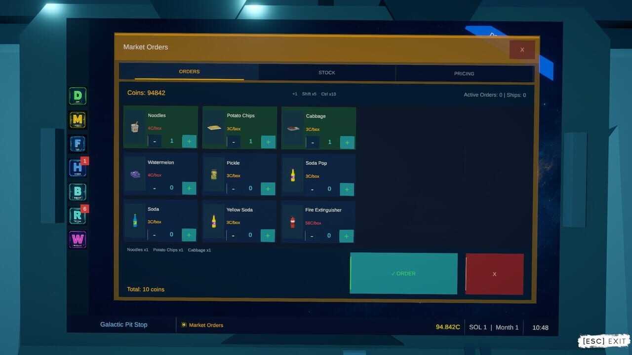 Galactic Pit Stop Simulator