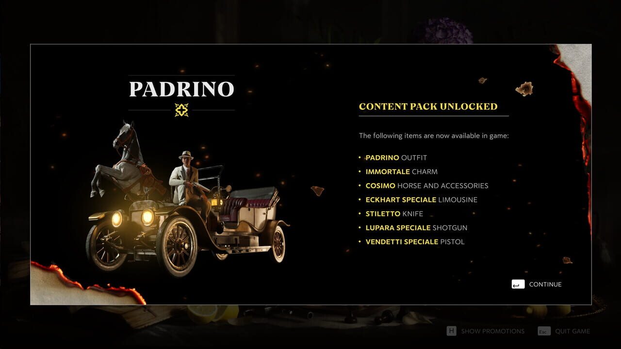 Mafia: The Old Country – Padrino Pack