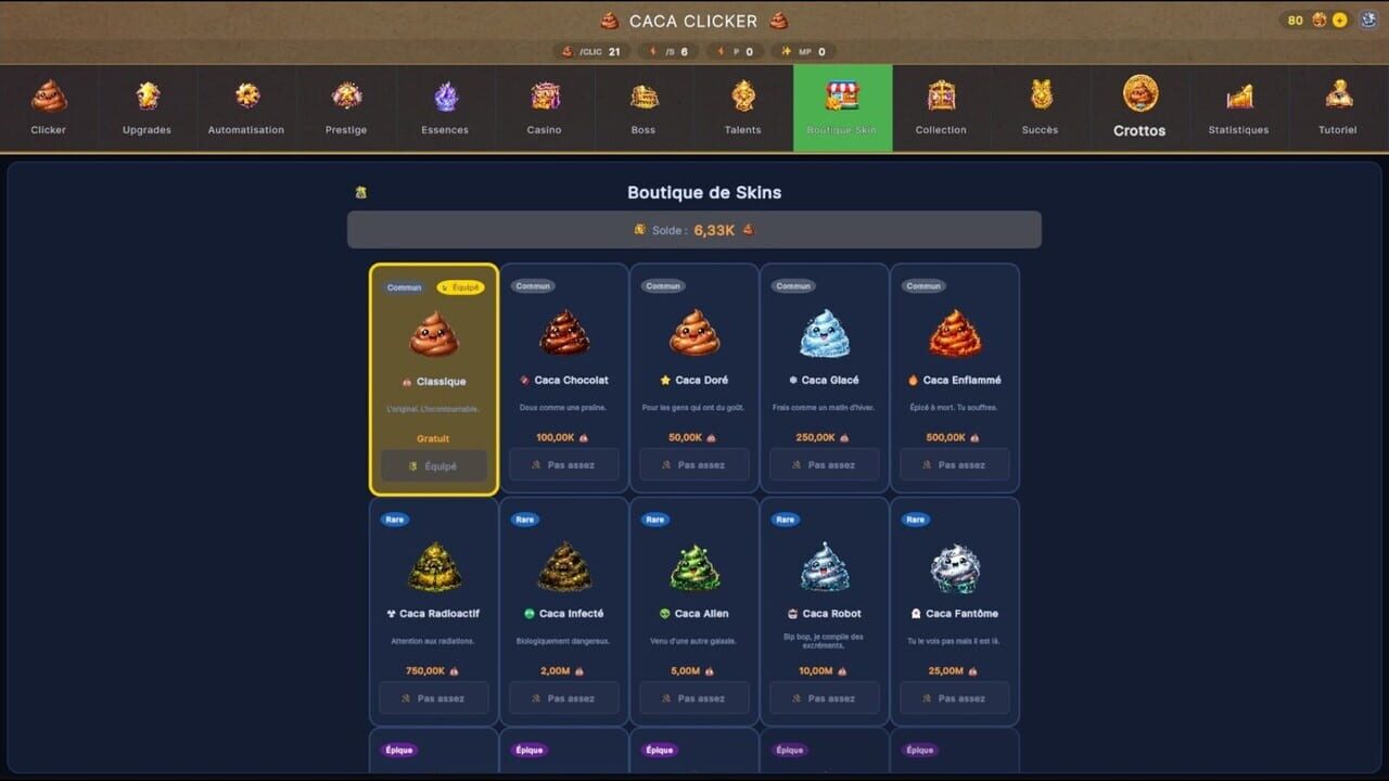 Caca Clicker