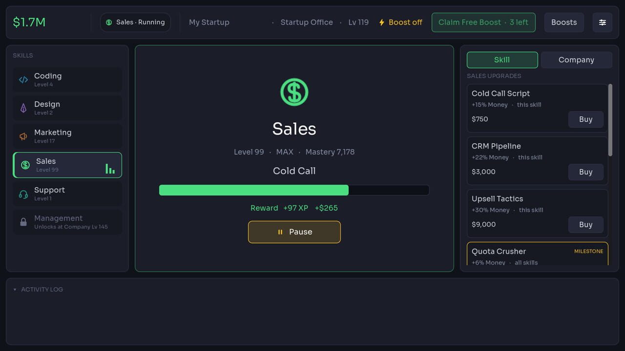 Idle Startup