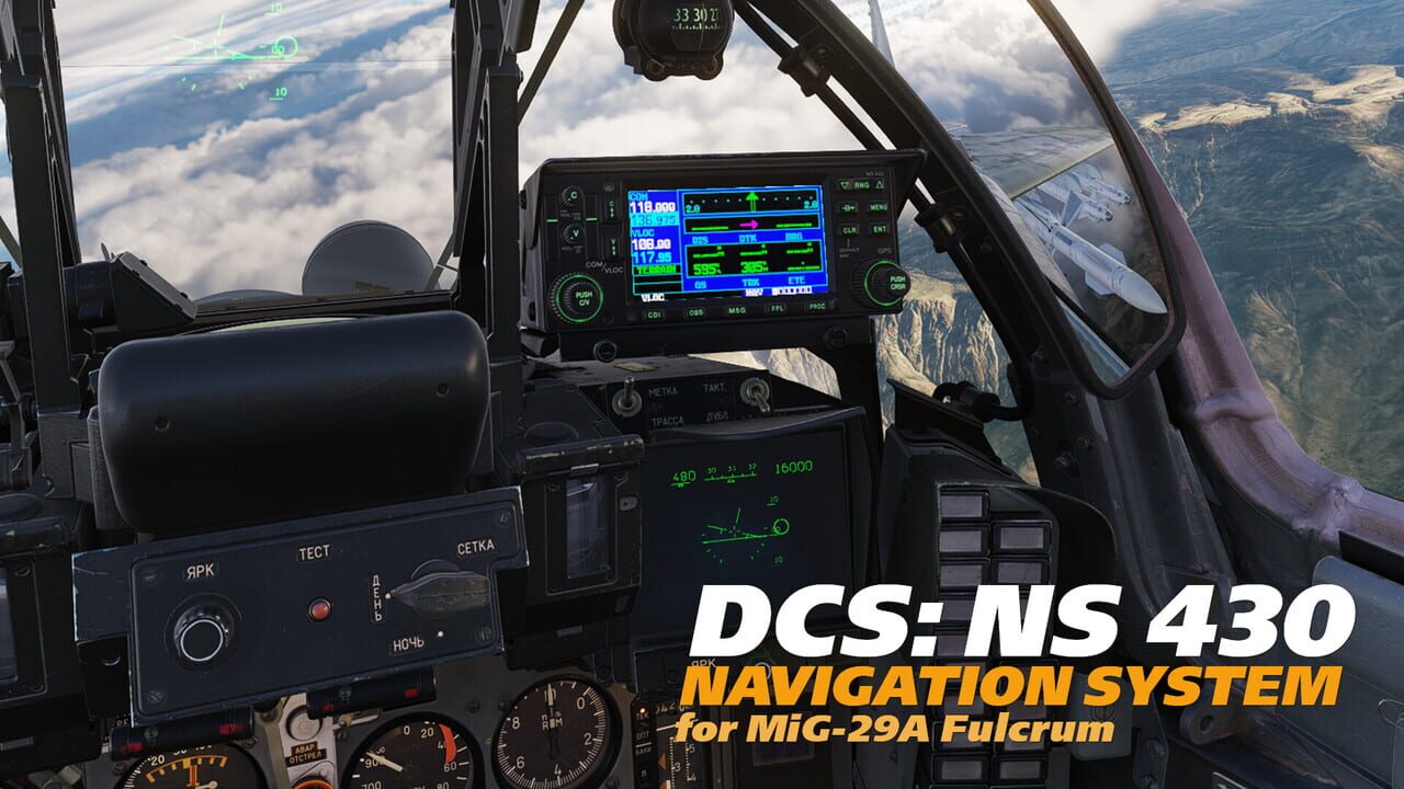 DCS World: NS 430 Navigation System for MiG-29A Cockpit