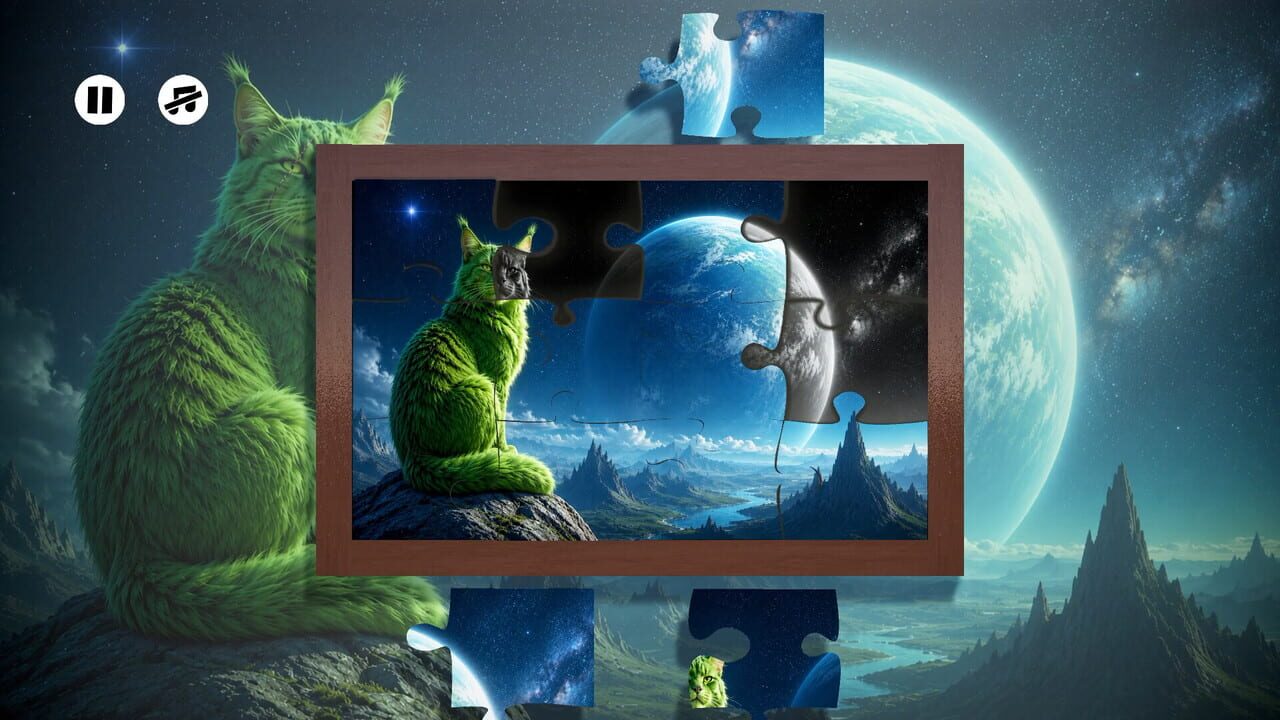 Puzzles: Space Cats