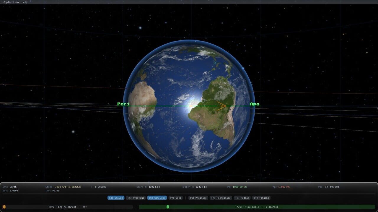 Orbital Physics Simulator