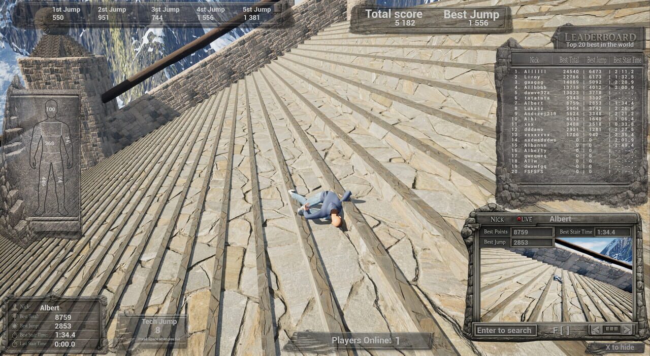 Down the Stairs: The Game