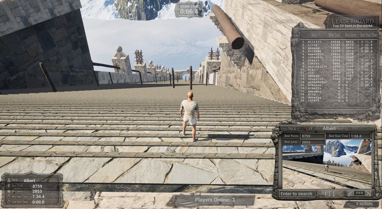 Down the Stairs: The Game