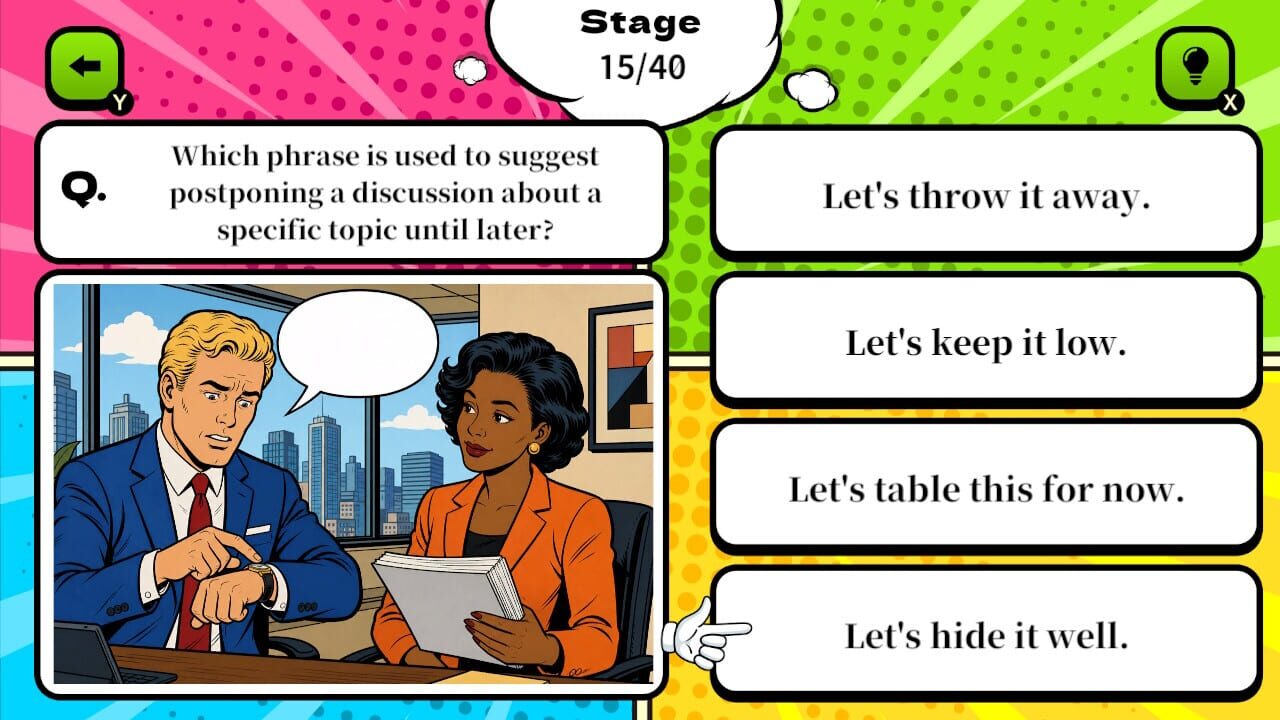 Manga English Native Phrase Quiz