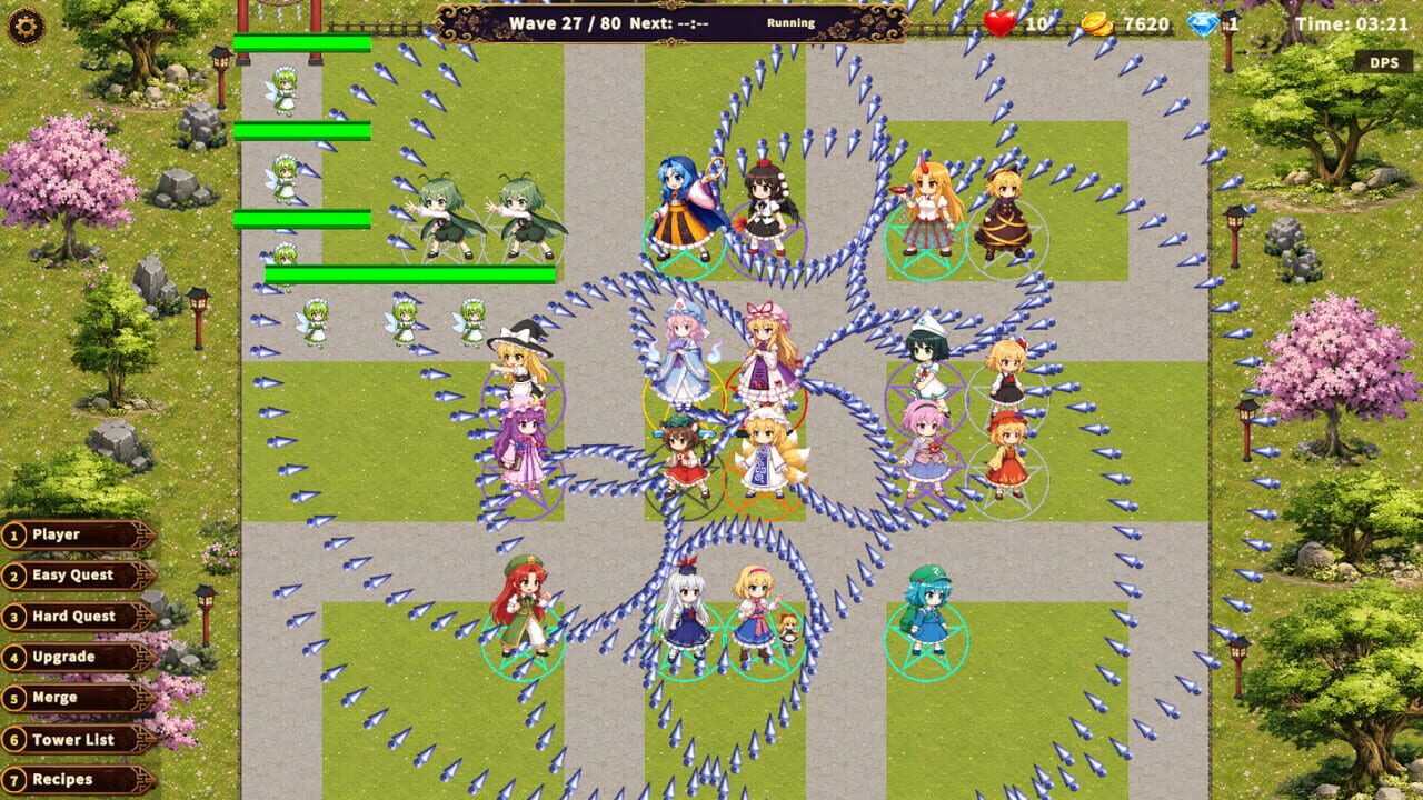 Touhou Defense Tale: AI Test in Touhou
