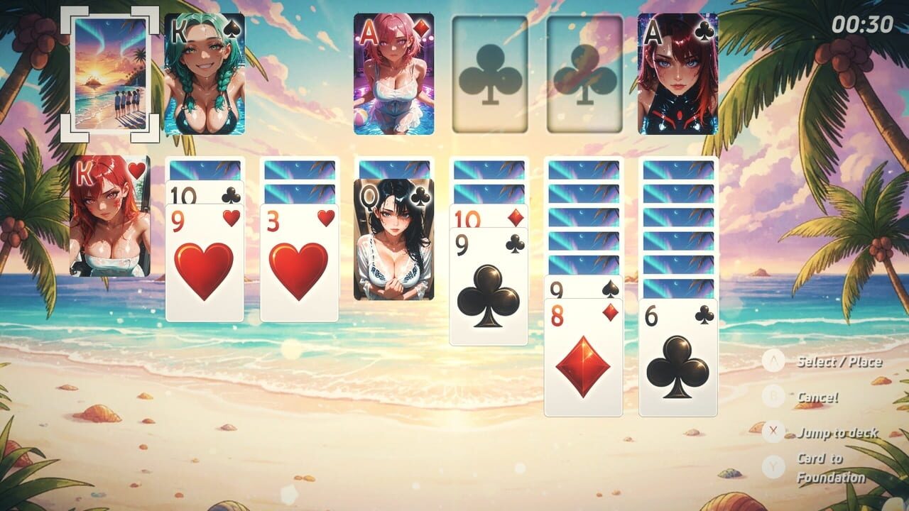 Solitaire Paradise: Anime Bikini Babes