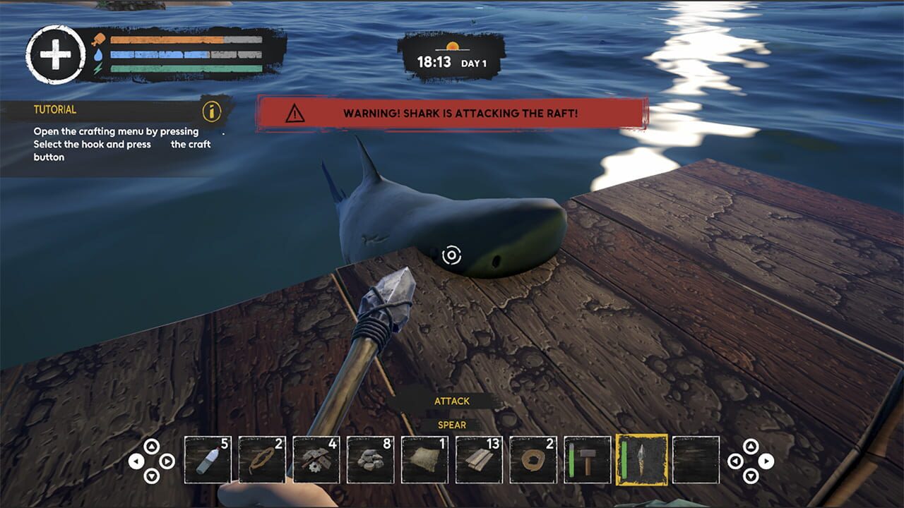 Ocean Shark Survival: Float Home Builder Simulator