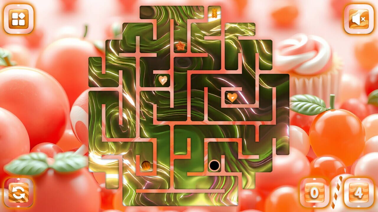 Sweetie Candy Maze: Coral Peach