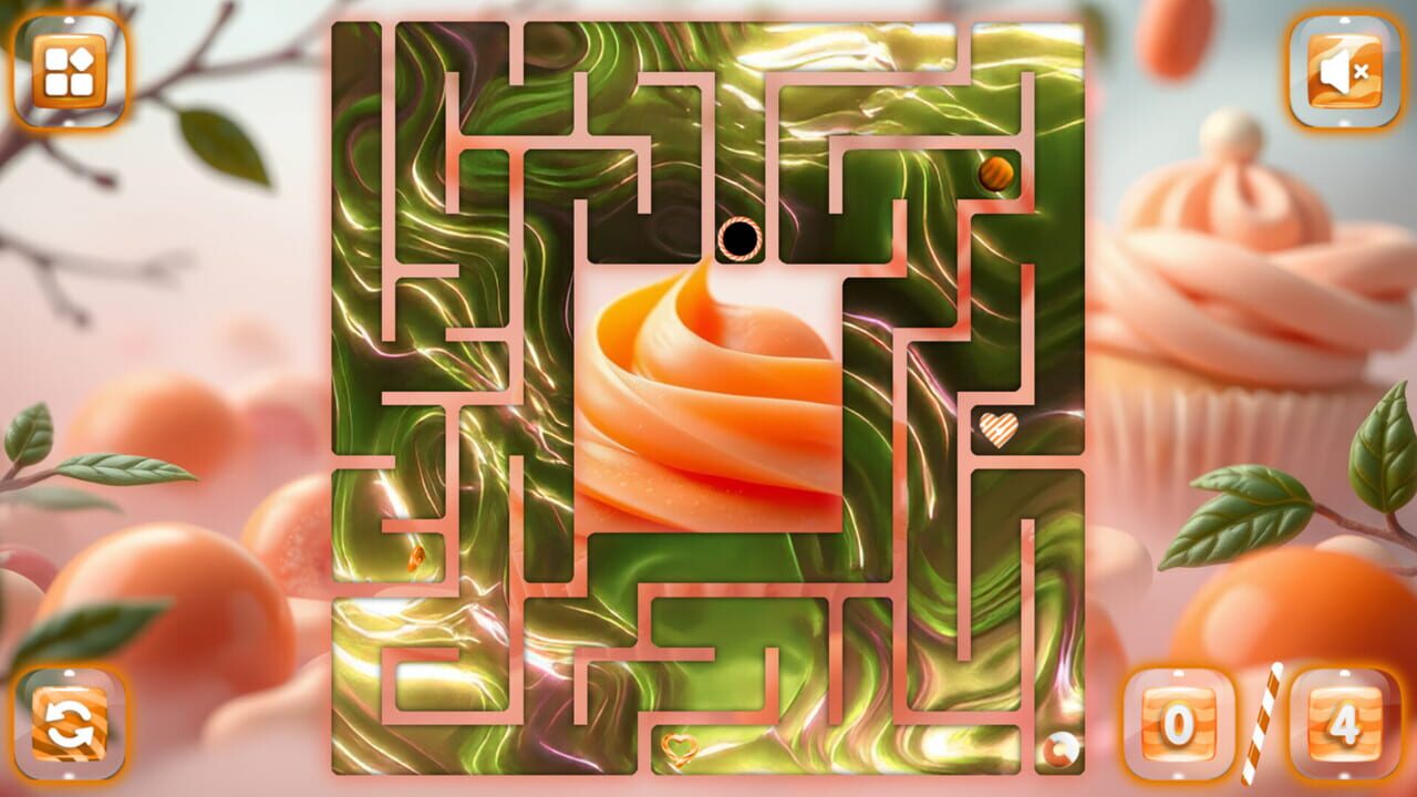 Sweetie Candy Maze: Coral Peach