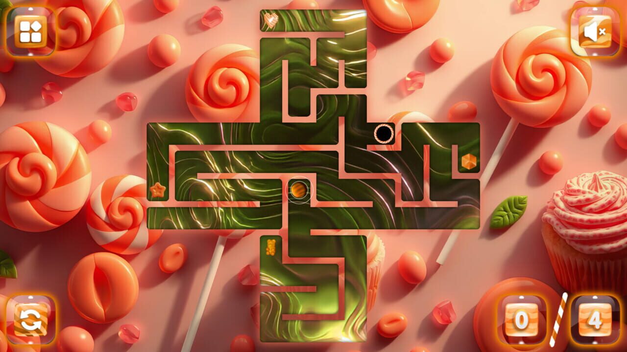 Sweetie Candy Maze: Coral Peach