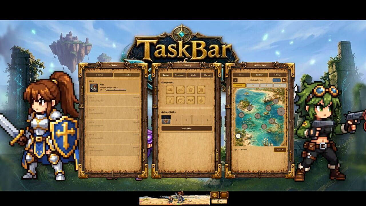 Task Bar of Ragnalis
