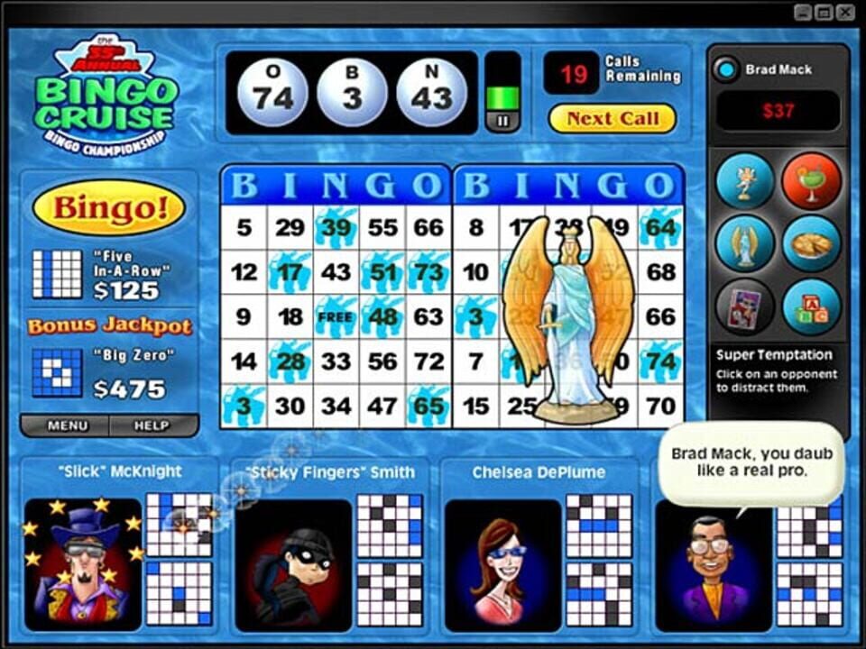 Saints & Sinners Bingo