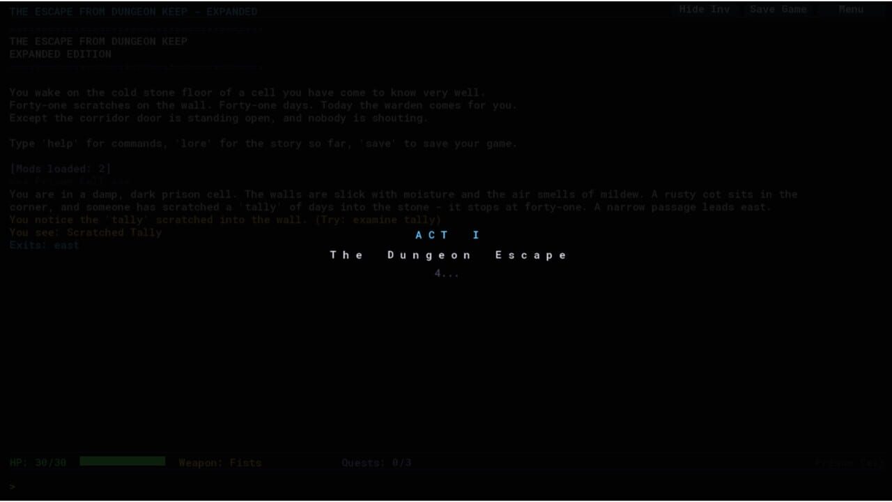 The Escape From Dungeon Keep