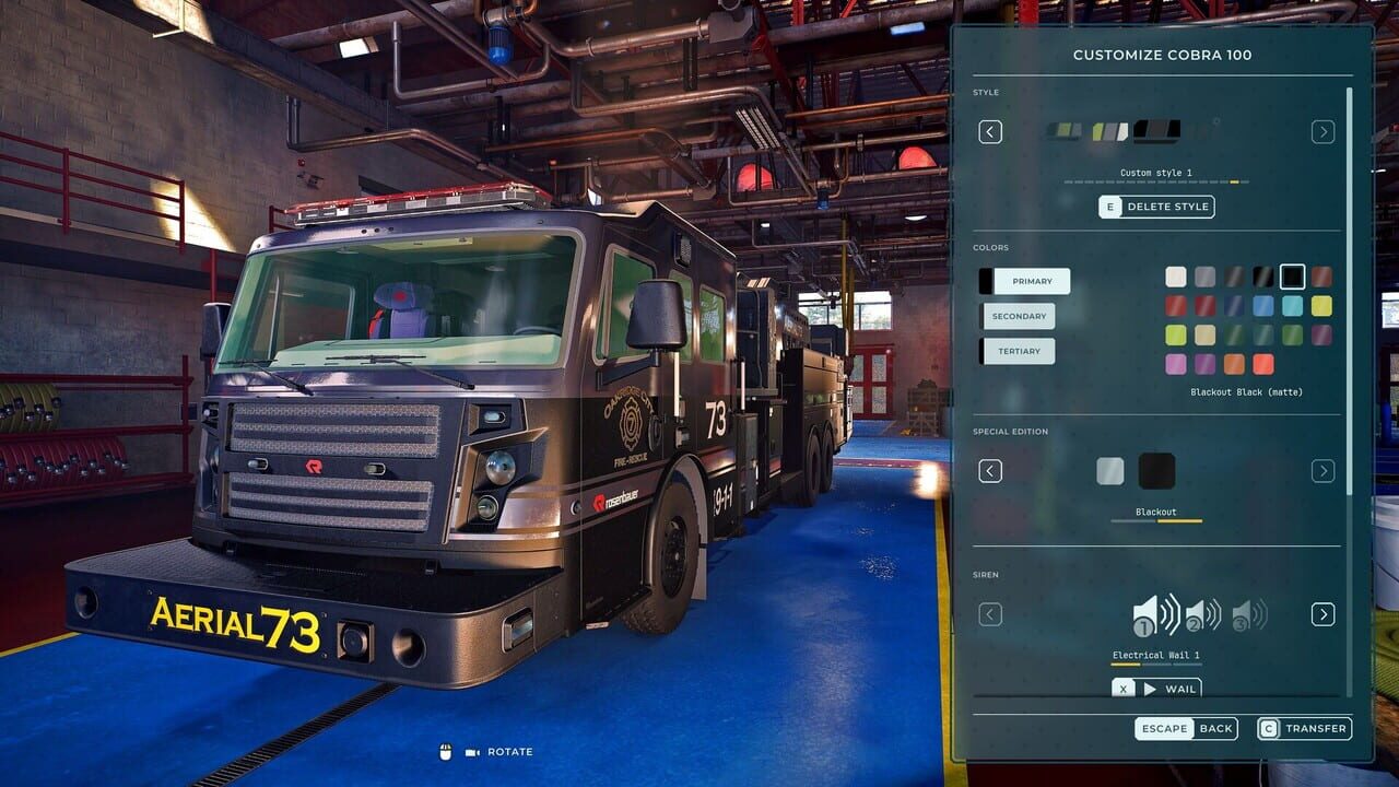 Firefighting Simulator: Ignite – Blackout Truck Edition Skins DLC