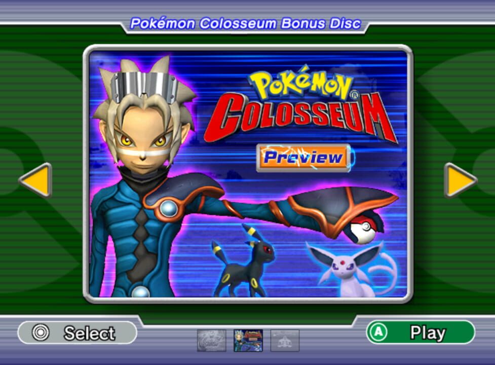 Pokémon Colosseum Bonus Disc
