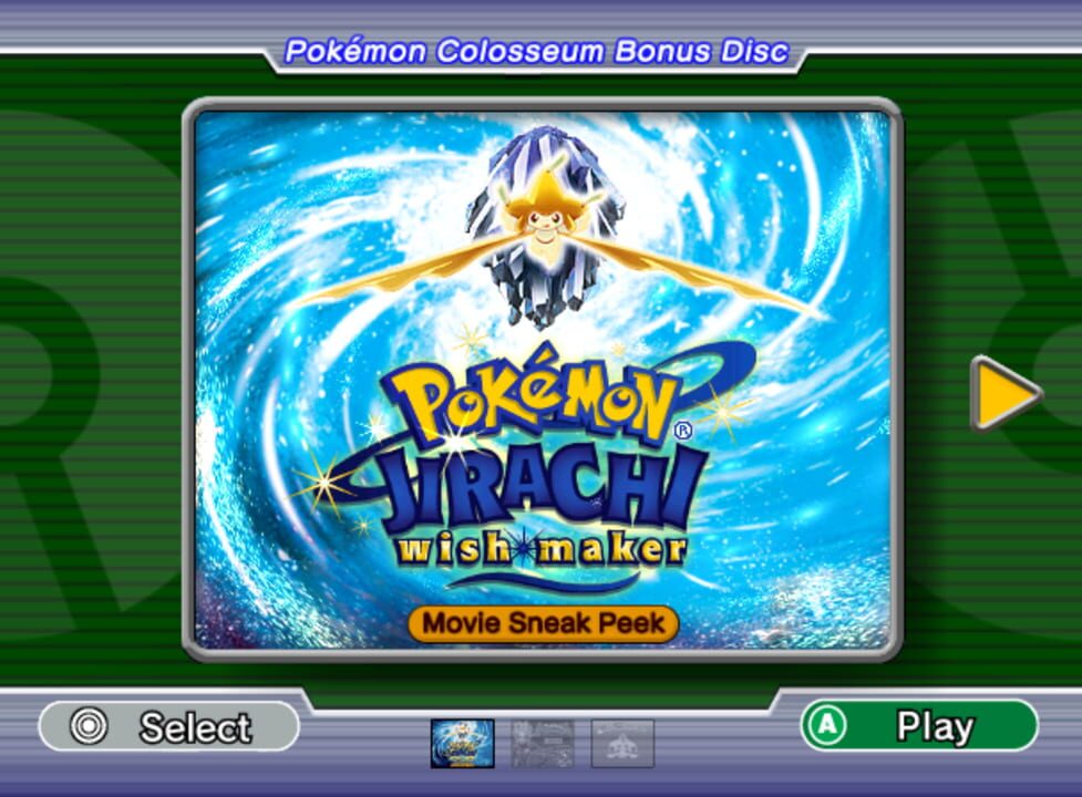 Pokémon Colosseum Bonus Disc