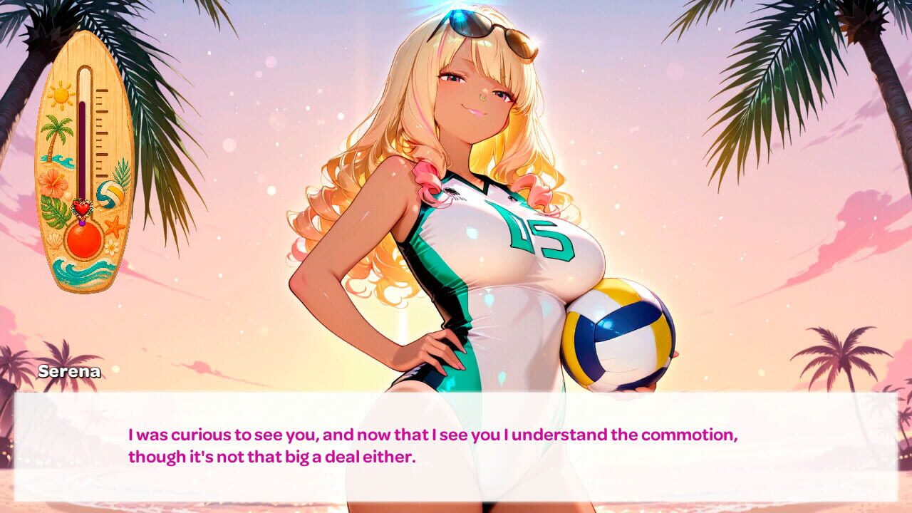 Beach Volleyball Girls: Hot Spike
