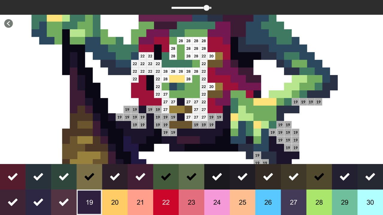 Pixel Art Monster: Color by Number