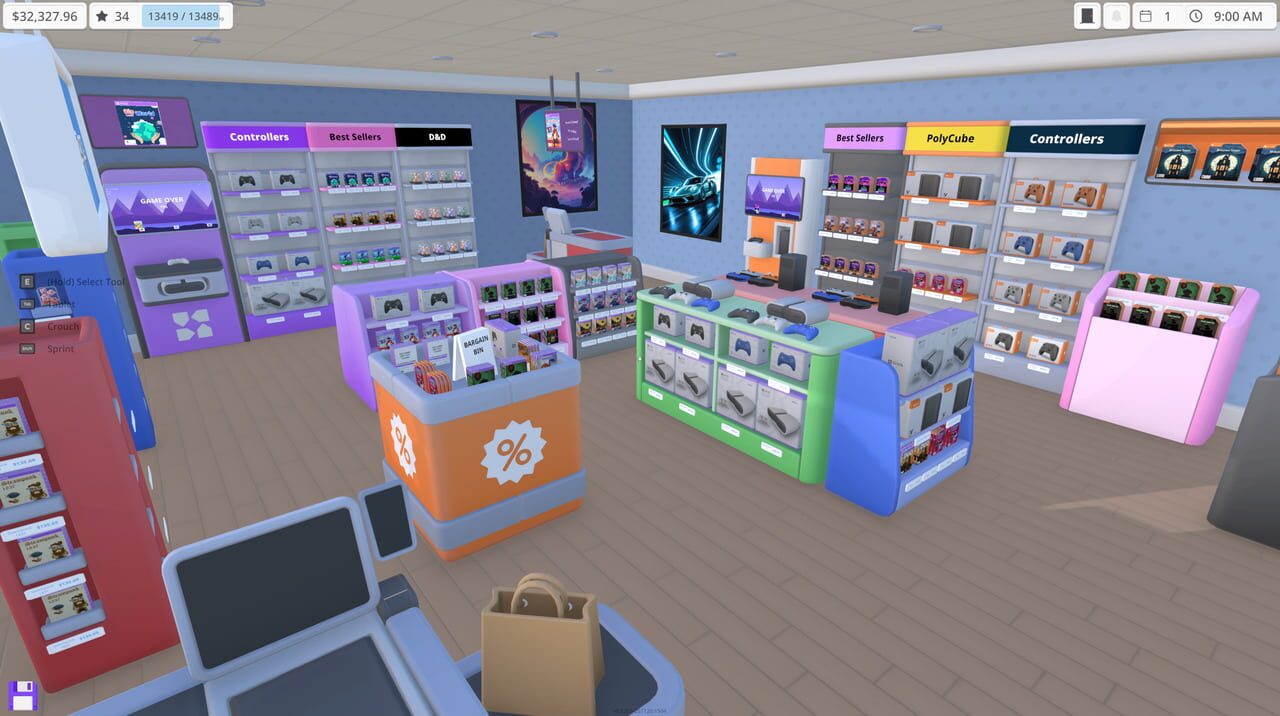 GameZone: Game Store Simulator