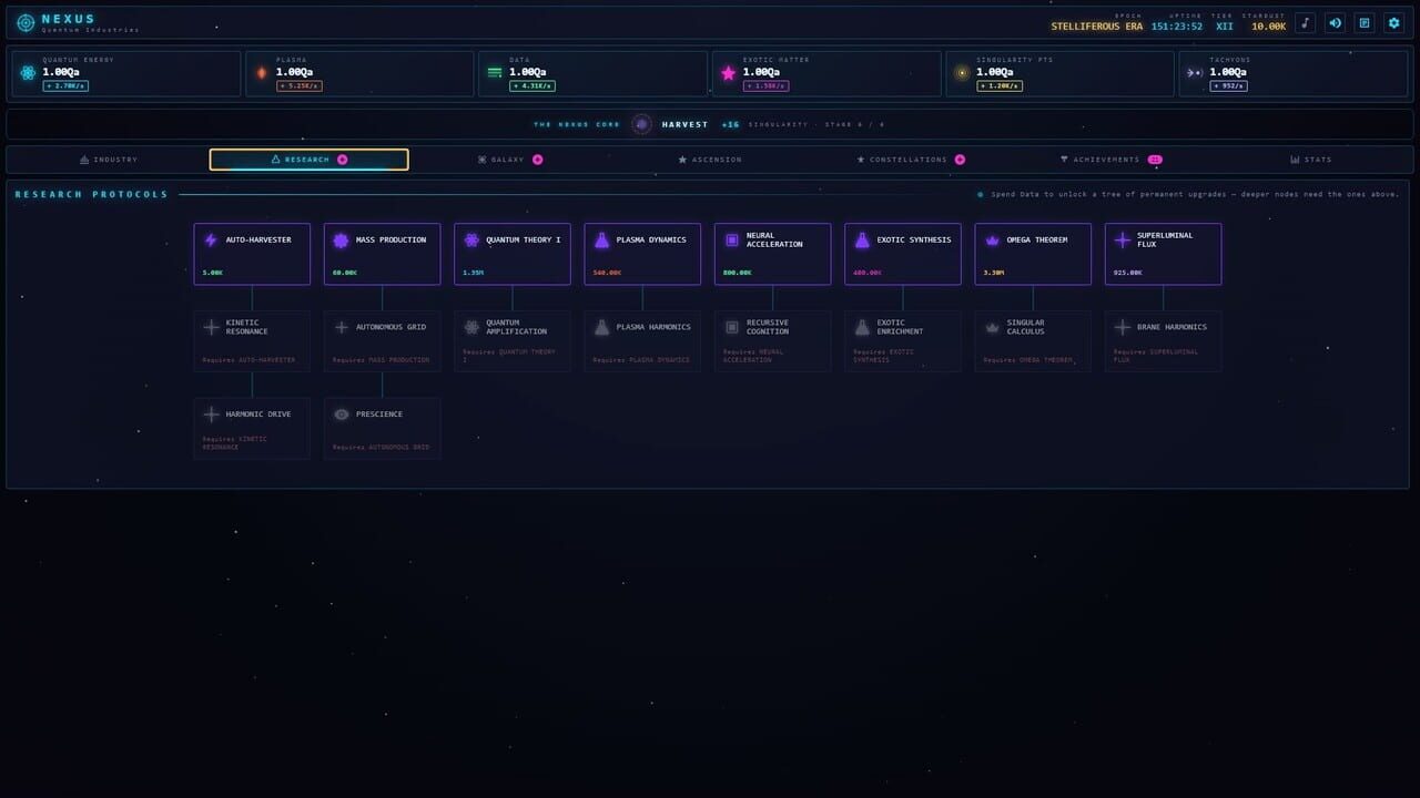 Nexus: Quantum Industries