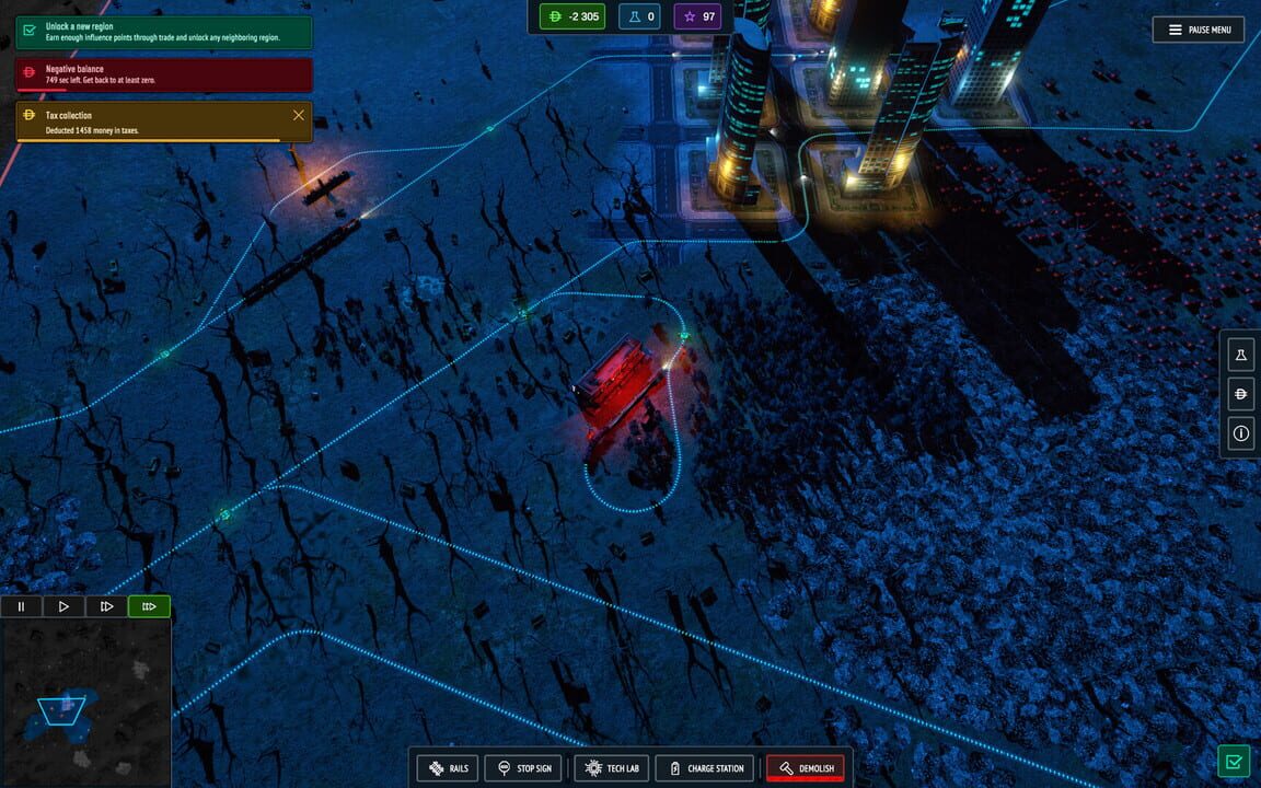 Cargo Protocol: Cyberpunk Trains