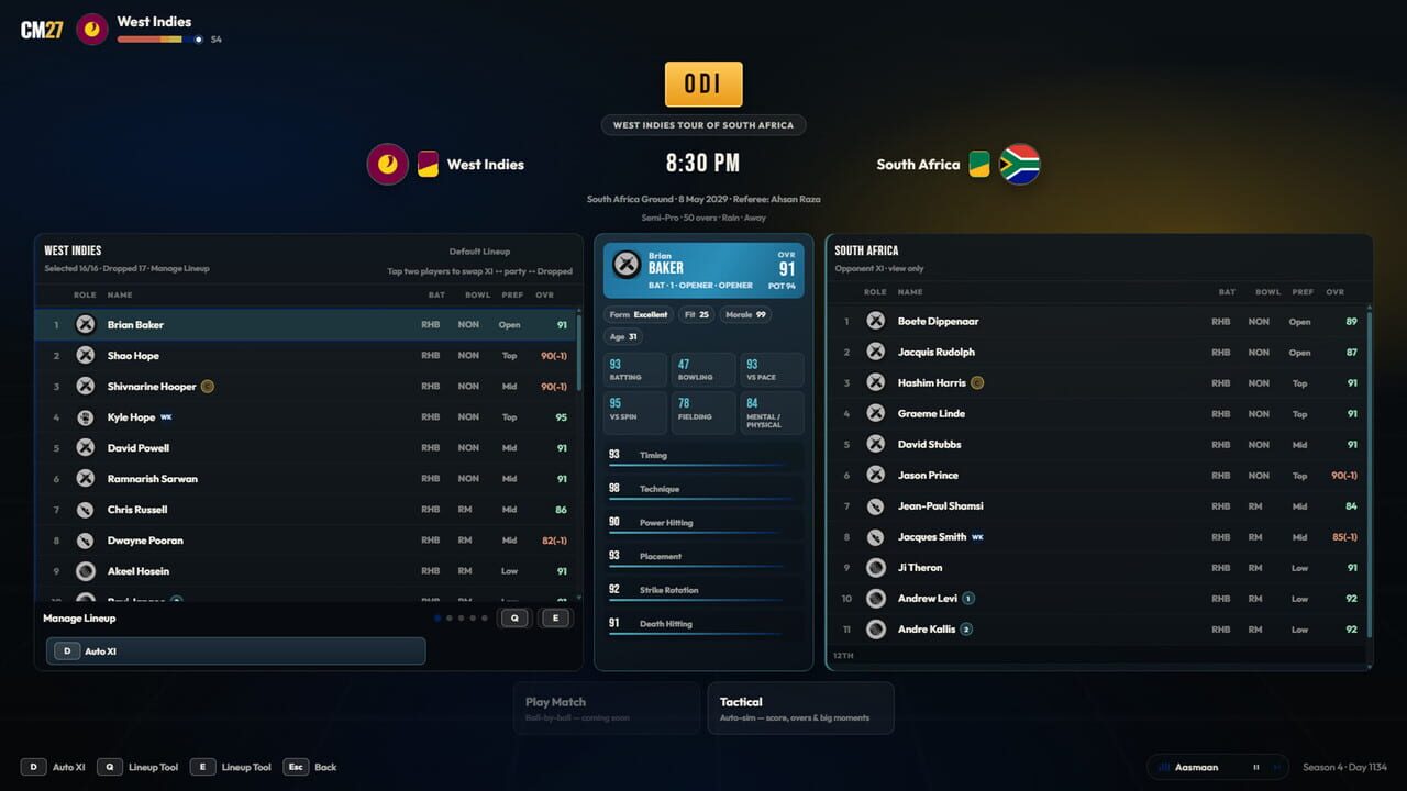 Cricket Manager 27