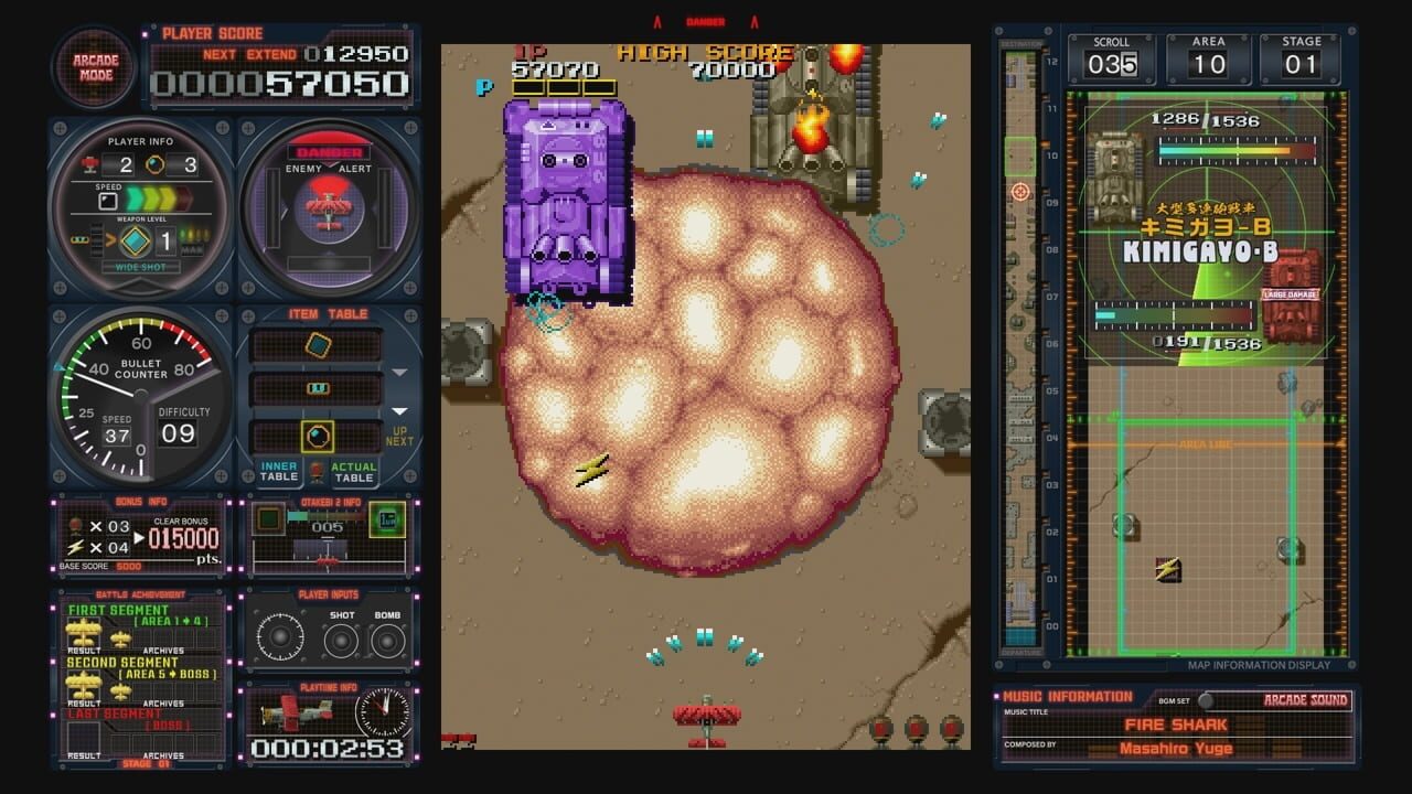 Toaplan Arcade Garage: Flying Fire Shark