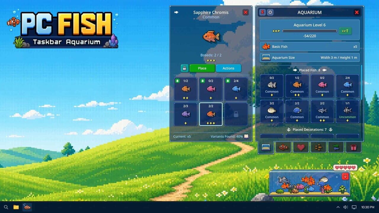PC Fish: Taskbar Aquarium