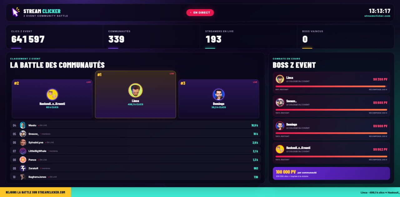 Stream Clicker