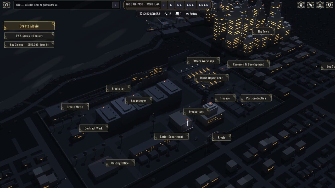 Backlot: Hollywood Studio Tycoon