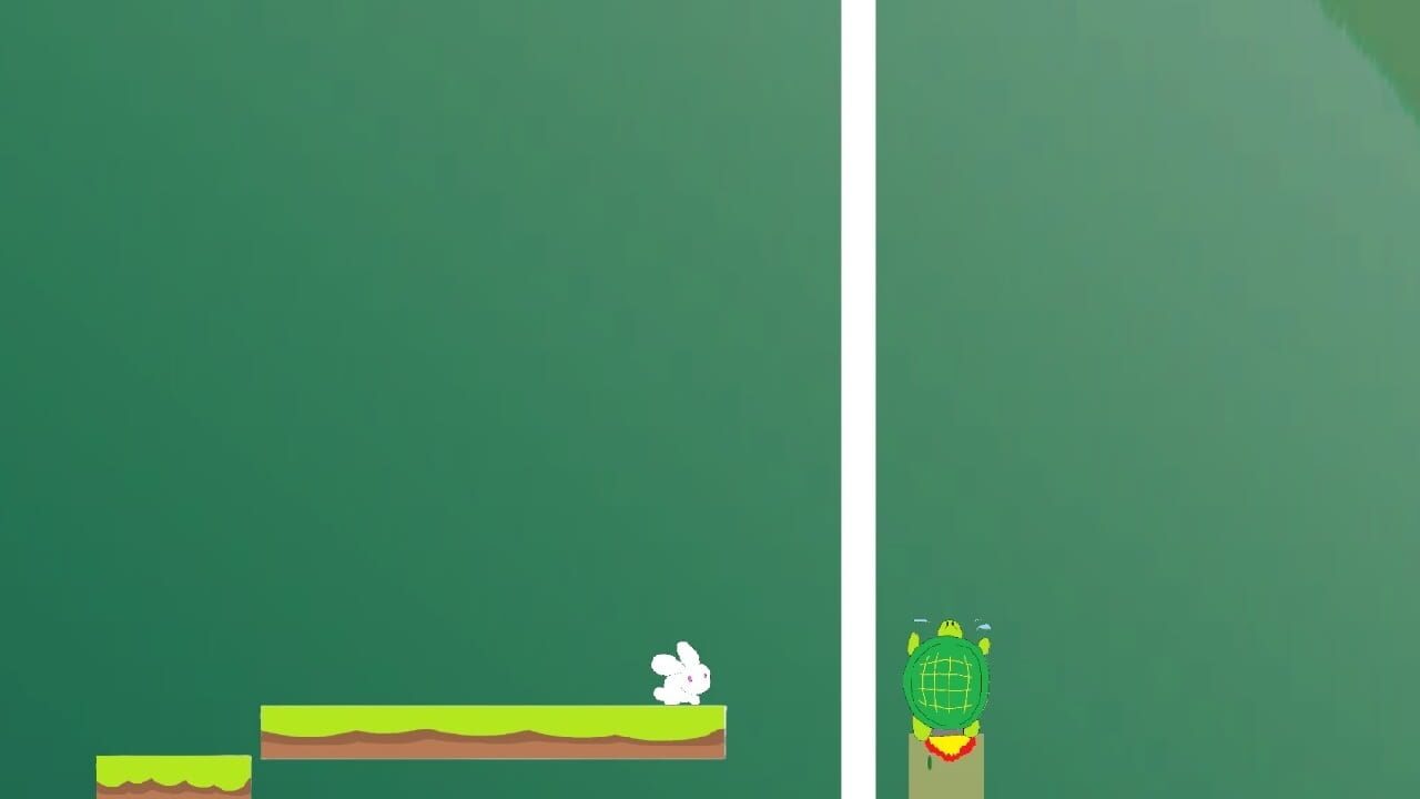 Rabbit and Turtle Harsh Jump Race
