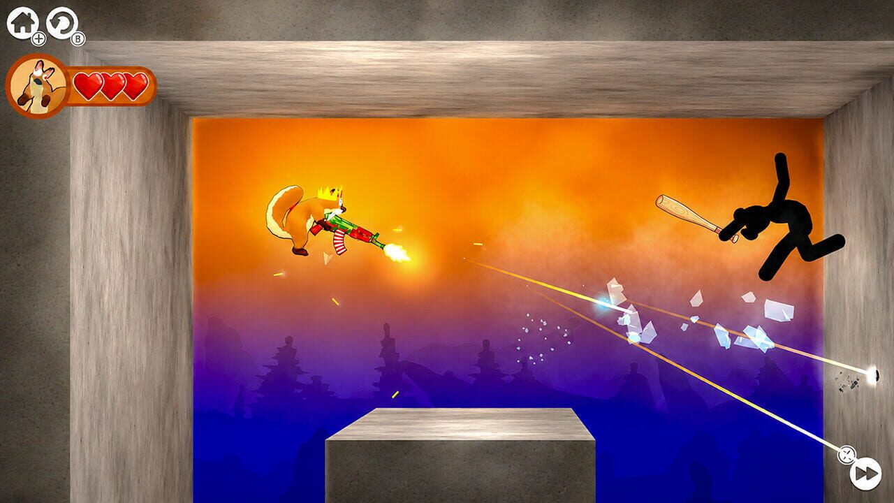 Nutty Gunner: 2D Squirrel Shooter
