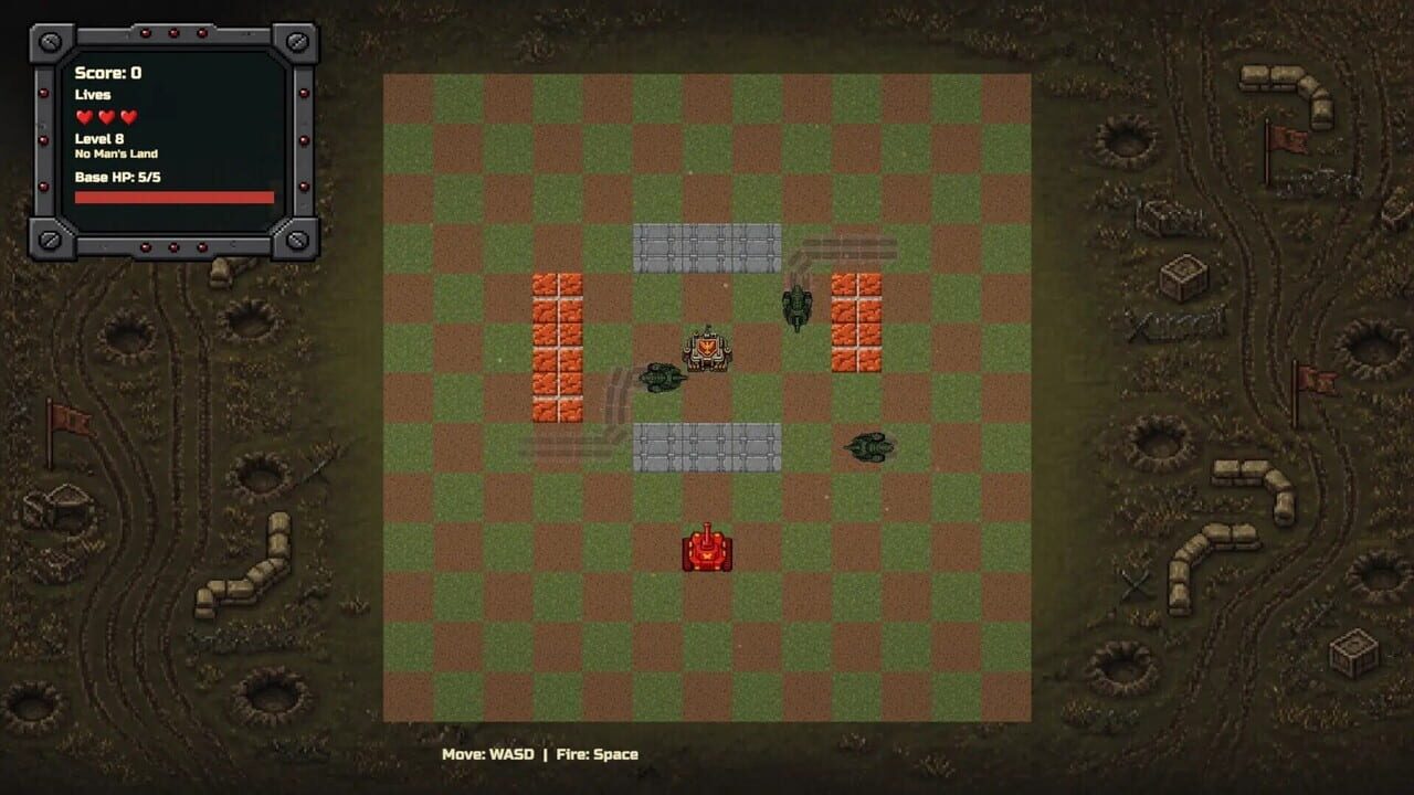 Red Tanks vs Lizard