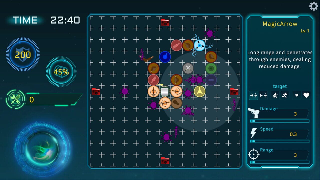 Tower Defense for Virus